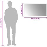  LED kupaonsko ogledalo s ogledalom *Transparent*an 90 x 50 cm | shoptok.hr