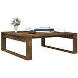  Stolić za kavu dimljeni hrast 100x100x35 cm konstruirano drvo | shoptok.hr