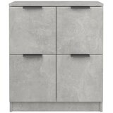  Komoda siva boja betona 60x30x70 cm od konstruiranog drva | shoptok.hr