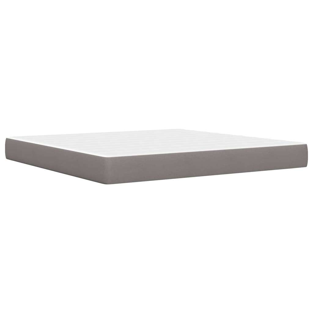  Okvir za krevet Sivo-smeđa 200 x 200 cm Poliester | shoptok.hr