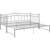  Izvlečni posteljni okvir siv iz kovine 90x200 cm, (20645684) | Shoptok.si