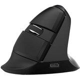 Delux brezžična navpična miška M618Mini BT+2.4G rgb 4000DPI (črna), (20773778) Cene