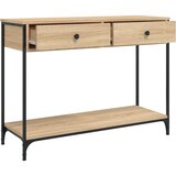  Konzolni stol boja hrasta 100 x 34,5 x 75 cm konstruirano drvo | Eponuda.ba