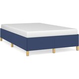 Furnova Posteljni okvir brez vzmetnice moder 120x190 cm blago, (21939039) | Shoptok.si