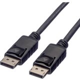 Roline DisplayPort priključni kabel DisplayPort vtič\, DisplayPort vtič 7.50 m črna 11.04.5765 zaščiten DisplayPort kabel, (20420931) | Shoptok.si