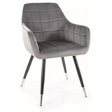  Stolica NUXE - Baršun - siva | shoptok.hr