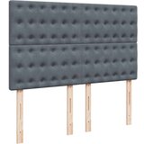  Krevet s oprugama i madracem tamnosivi 160x200 cm baršunasti | shoptok.hr