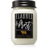 Milkhouse Candle Co. Farmhouse Flannel & Frost mirisna svijeća Mason Jar 368 g | shoptok.hr