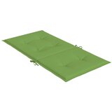  Jastuci za stolice 2 kom prošarano zeleni 100x50x4 cm tkanina | shoptok.hr