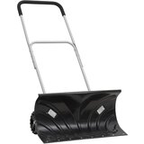 vidaXL Lopata za snijeg s produživom ručkom crna 66 cm čelična u