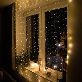 LED žičane lampice zavjesa - 200 lampica, toplo bijela | shoptok.hr