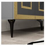 Hanah home karya - anthracite, gold anthracitegold console | ePonuda.com