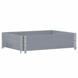  Okvir za palete sivi 80 x 60 cm od masivne borovine | shoptok.hr