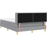  s opruga kutije Svijetlo siva 190 x 140 cm tkanina | shoptok.hr