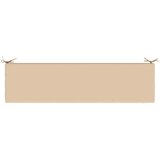  Jastučić za klupu SOEST 100% poliester Krem 140 x 40 x 5 cm Slike