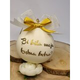  Božična kroglica z napisom KROBO 08 Cene