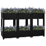  Povišena gredica 120 x 40 x 71 cm od polipropilena | shoptok.hr