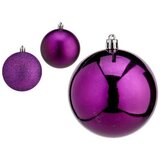  Set božićnih kuglica Vijoličasta Plastika 8 x 9 x 8 cm (12 kom.) | shoptok.hr