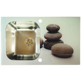 Sink Solution stekleno korito s line 800x500 print - kamni | Shoptok.si
