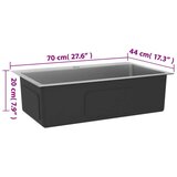  Ročno izdelano kuhinjsko pomivalno korito nerjaveče jeklo | Shoptok.si