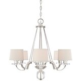 Elstead Lighting Elstead Sutton Place Lestenec s 6 lučmi, večkraki, srebrne barve, E27, (22099607) | Shoptok.si