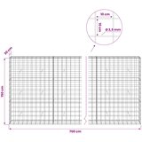  Gabion s žicom debljine 3,5 mm i mrežom 10x10 cm 700x30x150 cm | shoptok.hr
