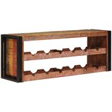  Stalak za vino Smeđa 120 x 45 x 33 cm Čvrsto reciklirano drvo | shoptok.hr