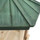  Hranilica za ptice odmerokutna od masivne jelovine 33 x 30 cm | shoptok.hr