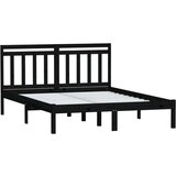  Za krevet od masivne borovine crni 140 x 190 cm crni | shoptok.hr