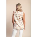 Fenzy Top Brez Rokavov S Potiskom, Bela | Shoptok.si