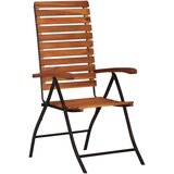 Maison Chic Vrtni stoli - Stol za vrt s prilagodljivim naslonjalom 2 kosa trdna akacija JS2001, (21876026) | Shoptok.si