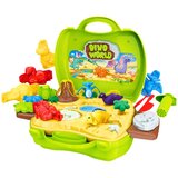 Lean_Toys Svet dinozavrov Glina v kovčku Kalupi Orodje Zelena | Shoptok.si