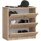AKORD Mini Omarica Za Čevlje, 3 Preklopna Vrata, Hrast Sonoma, (5000332866) | Shoptok.si