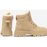 Resti Beige women's insulated trapper boots Radoras | ePonuda.com