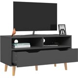 TV ormarić sivi 90 x 40 x 48,5 cm konstruirano drvo | shoptok.hr