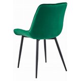  BERA stolica - tamno zeleni baršun / crne noge x 1 | shoptok.hr