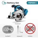 Yofidra Krožna žaga, brezkrtačni motor, brezžična uporaba, brez baterije, (5000156816) | Shoptok.si