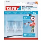 Tesa Smolepilna kljukica Tesa Deco (prozorna, 2 kos) | Shoptok.si