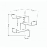 Hanah home polica luksa white