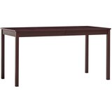  Blagavaonski stol tamnosmeđi 140 x 70 x 73 cm od borovine | Eponuda.com