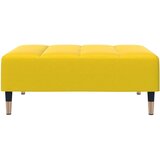  kavč dvosed s stolčkom za noge rumen žamet, (21228606) | Shoptok.si