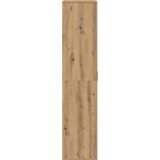 vidaXL Highboard Umetniški hrast 80x39x178 cm Inženirski les | Shoptok.si