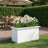  Vrtna posuda za sadnju s LED svjetlom Bijela 30 x 60 x 30 cm | shoptok.hr