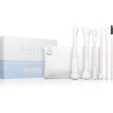 Luvia Cosmetics Duo Voyage potovalni set čopičev s torbico Blue Horizon 7 kos Cene