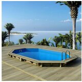  Drveni bazen NEMO 4,3x3 - V.1,18 m - metalni okvir | shoptok.hr