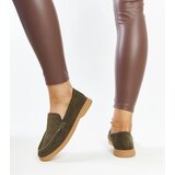 Gemre Dark Green Suede Rumay Loafers | shoptok.hr