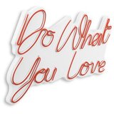 WALLXPERT dekorativna plastična led rasveta do what you love red | ePonuda.com