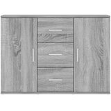 Komoda siva sonome 91x29,5x65 cm konstruirano drvo | shoptok.hr