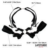 LateToBed BDSM Line Komplet Shoulder Swingstrap Black | Shoptok.si