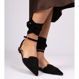 D/CEO marka niezdefiniowana Black flat pumps Mella | Shoptok.si